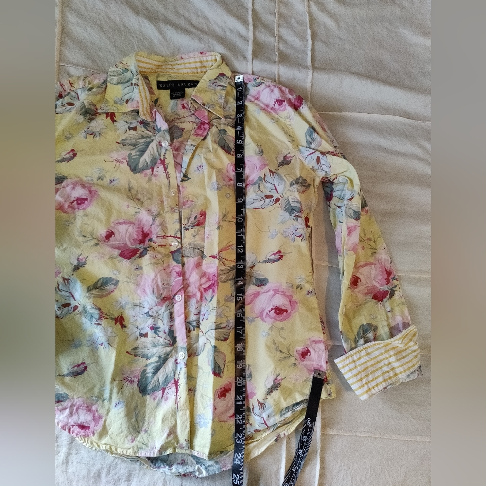 Ralph Lauren, Black Label,  Floral Button-Up Shirt NWOT - Picture 2 of 13